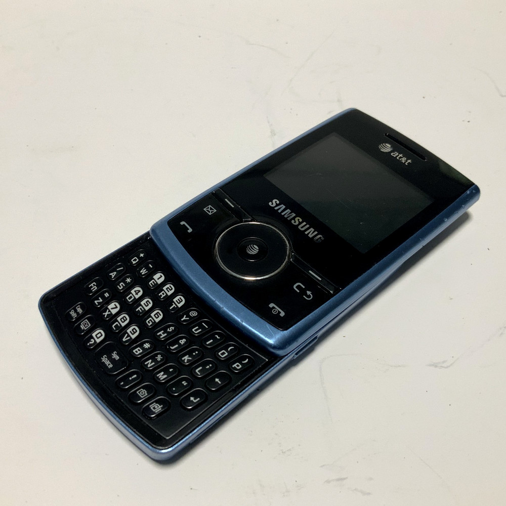Vintage Samsung Propel (SGH-A767) Blue Untested