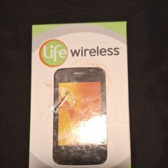 Life Wireless Black Bar Smartphone 5MP Camera with Box