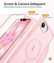 iPhone 17e Case: iPhone 16e Phone Case Translucent Matte Military Grade Cover