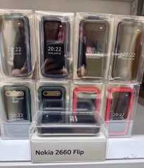 Unlocked Nokia 2660 Flip 4G VoLTE Dual SIM FM Radio 128MB Flip Mobile Phone