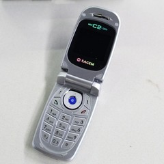 Rare Vintage SAGEM myC2-3 TIM Phone Silver International In Box Collectible