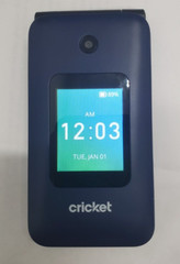 Cricket Debut Flip U102AC (Cricket Only) 4G LTE 4GB -Blue – Grade A Condition