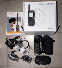 SAT PHONE IRIDIUM EXTREME 9505A PORTABLE KIT + EXTRAS RUGGED SATELLITE 9500 Ser