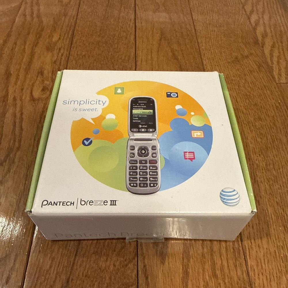 P2030 Breeze III – 80 MB – Gray (AT&T) Phone Complete