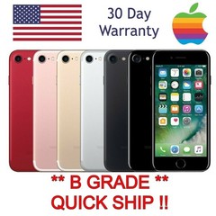 UNLOCKED / AT&T / T-Mobile Apple iPhone 7 64GB 128GB 256GB Smart Phone *A GRADE
