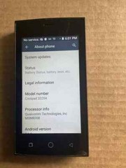 Coolpad Rogue 4G 3320A – Silver and Black ( T-Mobile ) Rare Android Smartphone