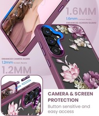 Case & Tempered Glass Screen Protector for Samsung Galaxy S26 5G Military Grade