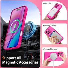 Privacy Case for iPhone 14 Pro Max, Magnetic iPhone 14 ProMax Phone Case with Pr