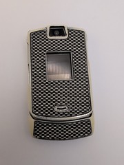 Motorola RAZR V3m Black T-Mobile Flip Phone Retro Vintage Cell GSM
