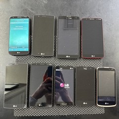 LOT OF 9 Various LG G3 (VS985) G4 (H810) 32GB – For Verizon – Parts Only – H29