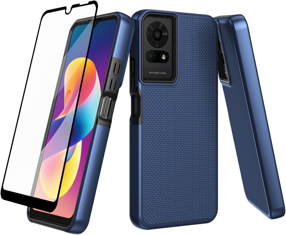 TCL K24/TCL K23/TCL 50 LE Phone Case, TCL T434D Case with Screen Protector