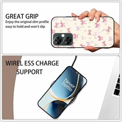 Pink Bow Phone Case for OnePlus Nord N30 5G 6.72″ Cartoon Cute Kawaii Cover