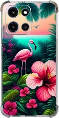 Case for Moto G Play 2026/Moto G 2026, Blue Butterfly Flowers Shockproof TPU Cov