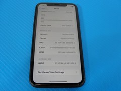 Apple iPhone 11 A2111 Spectrum 64GB Black /Dual SIM -eSIM /Good/Good Battery