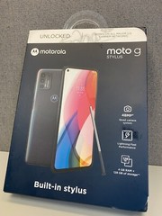 Motorola Moto G Stylus (2021) – 128GB – Aurora Black (Unlocked) (Single SIM)