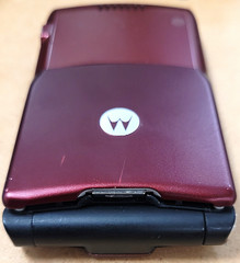Motorola RAZR V3m – Maroon / Red ( CDMA ) Cellular Flip Phone -READ / Rare Color