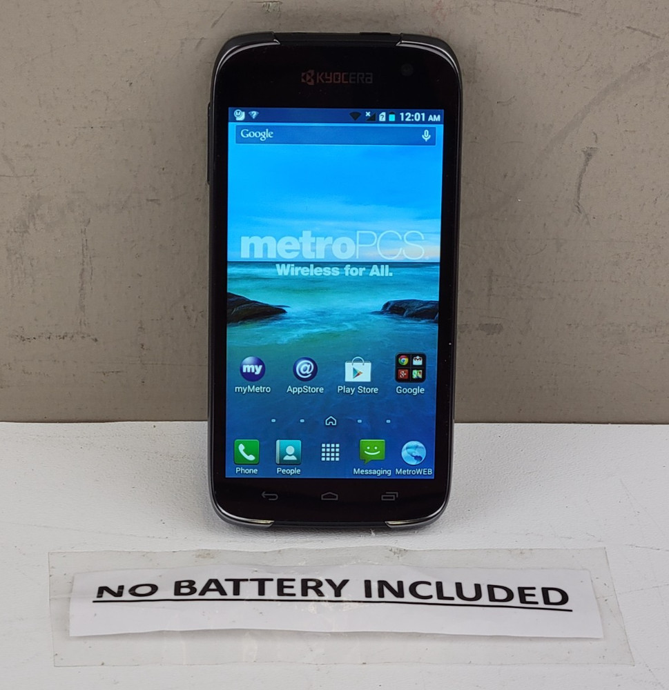 Kyocera Hydro Life (C6530N) 8GB – Black (MetroPCS) Smartphone – B410