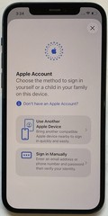 USED BLUE GSM UNLOCKED iPhone 12, 128GB A2172 NGFD3LL/A FOR REPAIR