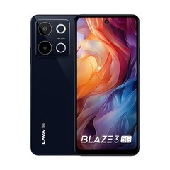 Lava Blaze 3 5G (Blue 6GB RAM, 128GB Storage) Dimensity 6300 Global Version.