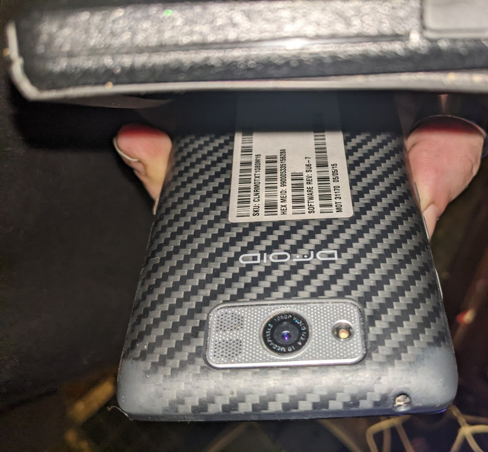 Motorola Droid MAXX XT1080 64GB Black Verizon Bar Smartphone 8MP Camera
