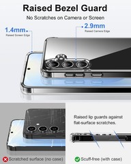 1. For Samsung Galaxy S25 FE 5G 6.7-Inch Case, Non-Yellowing, Drop Protection