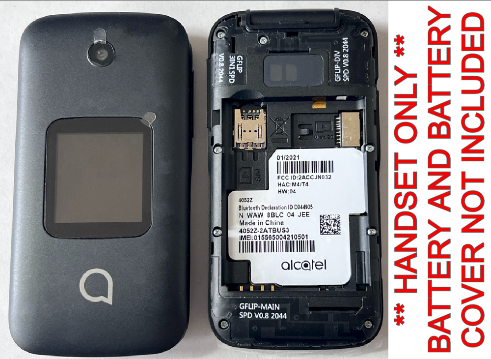 UNLOCKED Alcatel GO FLIP 3 4052z 4G LTE Smart Phone / T-Mobile *HANDSET ONLY *