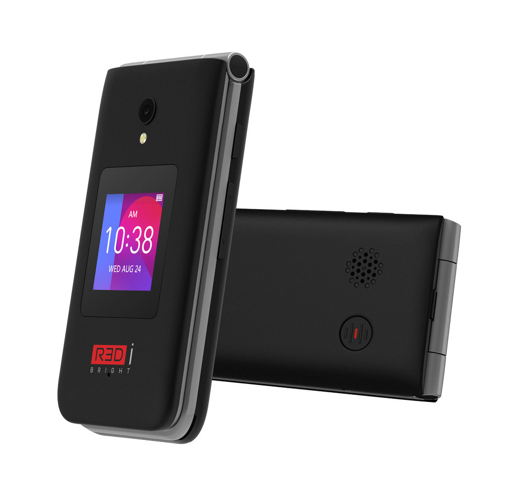 Atel R3Di Basic 4G LTE Flip Phone GSM UNLOCKED T-Mobile Metro Qlink Consumer Cel