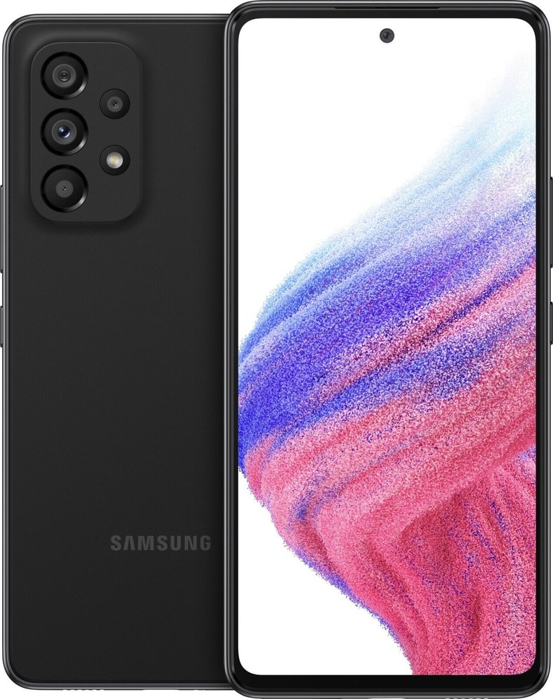Unlocked Samsung Galaxy A53 5G SM-A536B/DS 6GB+128GB 64MP New Sealed Multicolor