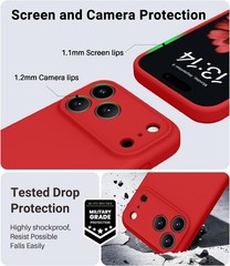 Magnetic for iPhone 17 Pro Max Case, Classic Liquid Silicone Mobile Phone Case,