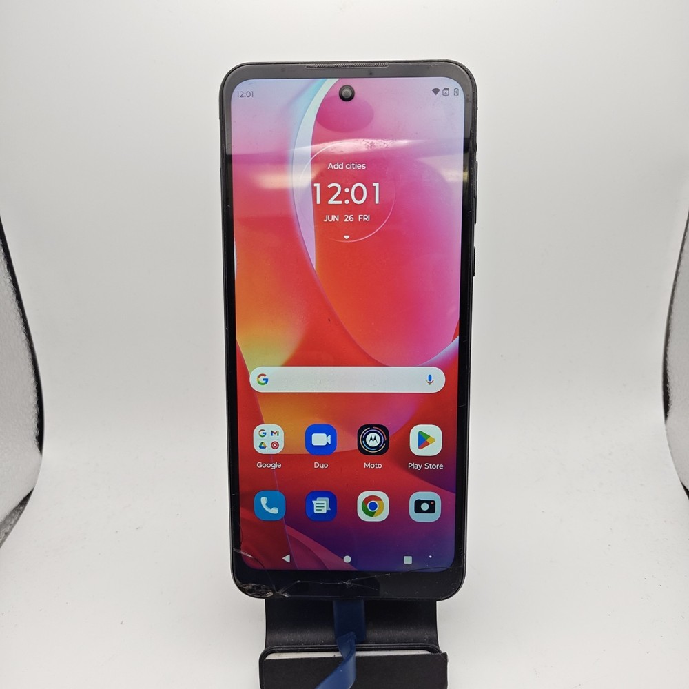 Motorola Moto G Power 2022 XT2165-5 (Unlocked) – 64GB Black – DAMAGED #3856