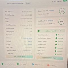 Apple iPhone 6 Plus Space Gray 16GB A1524, 8MP Camera, Bluetooth, Wi-Fi, iOS