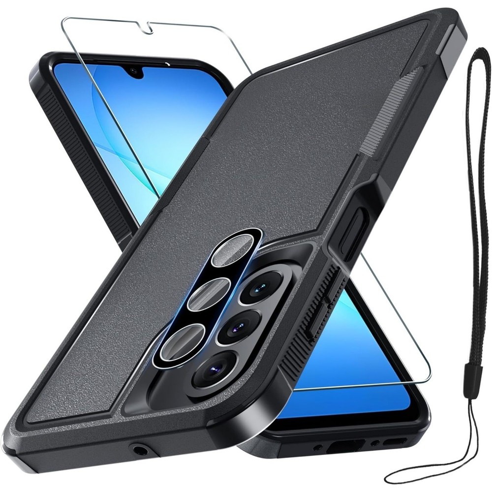 For Samsung Galaxy A17 5G Case w/1xScreen & Camera Lens Protector, MilitaryGrade