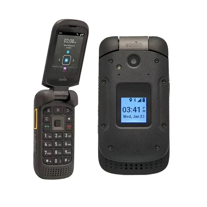 Sonim XP3 XP3800 8GB Black Verizon/Unlocked Flip Phone – Light Blemish