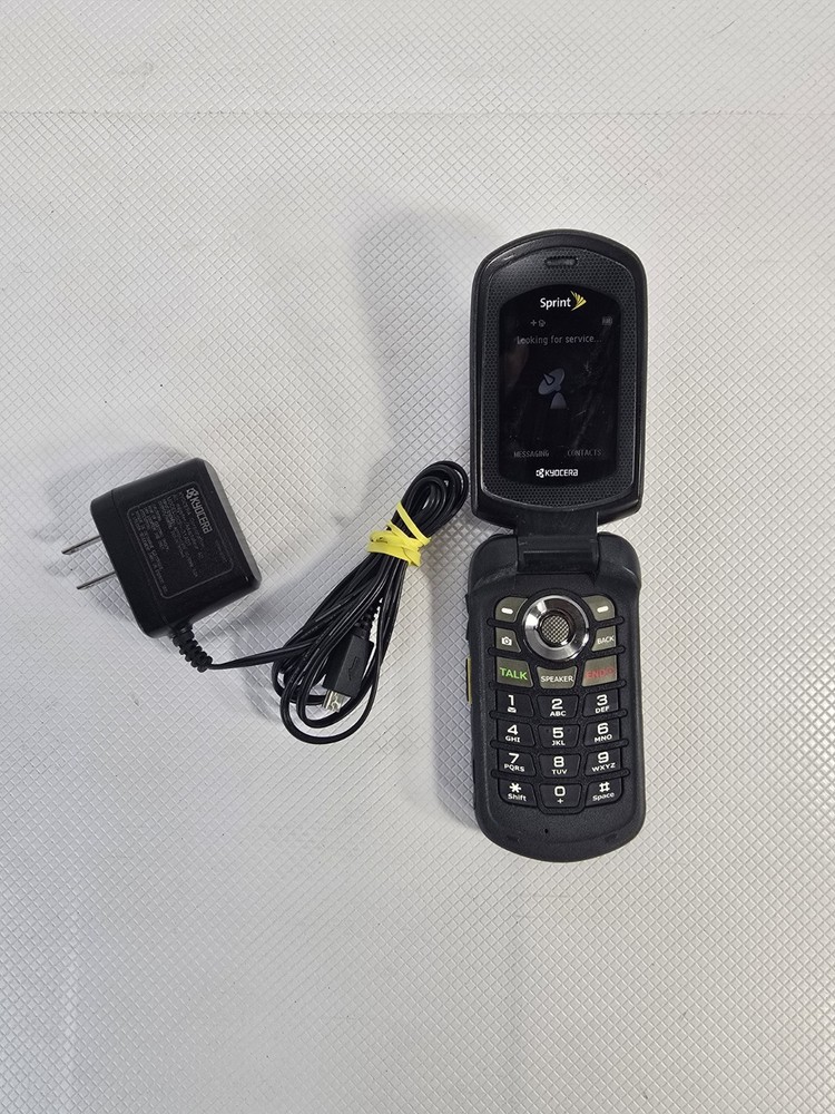 Kyocera DuraXT E4277 PTT – AT&T Rugged Mobile Phone w/Push to Talk READ DESCRIPT