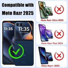 For Motorola Razr 2025 Case W/Slim Thin Shockproof Protection w/Screen Protector