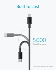 5 Pack 6 FT Fast Charging Cable Type-C 60W for iPad mini 6, iPhone 17