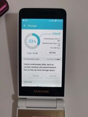 Samsung Galaxy Folder G1600 Dual SIM LTE Flip SmartPhone Unlocked Good Condition