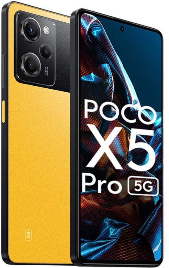 New Poco X5 Pro 5G 128GB 6GB RAM GSM Factory Unlocked Global Version- YELLOW