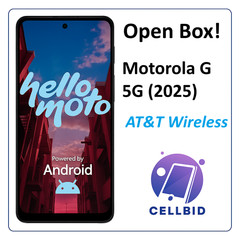 ✅ OPEN BOX SALE! MOTOROLA G 5G (2025) Forest Gray AT&T 128GB XT2513 🔒 Locked
