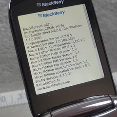 BlackBerry 9670 Flip Phone Smartphone Black Sprint Clamshell QWERTY, New Battery