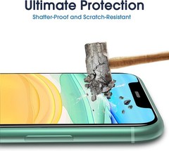 2PCS Glass Screen Protector for iPhone 11 & iPhone XR 6.1 Inch Tempered Glass