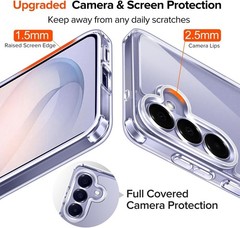 For Samsung Galaxy S26 Plus Case w/ Military Grade Protection, 2x Tempered Glass