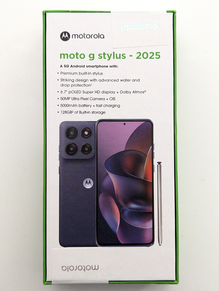 Motorola Moto G Stylus 2025 (Cricket Wireless) 128GB Blue (New In SEALED BOX)