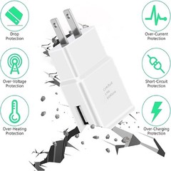 6FT Quick Type-C Wall Charger for Samsung Galaxy S9 S10 S20 S21 S22 S23 S24