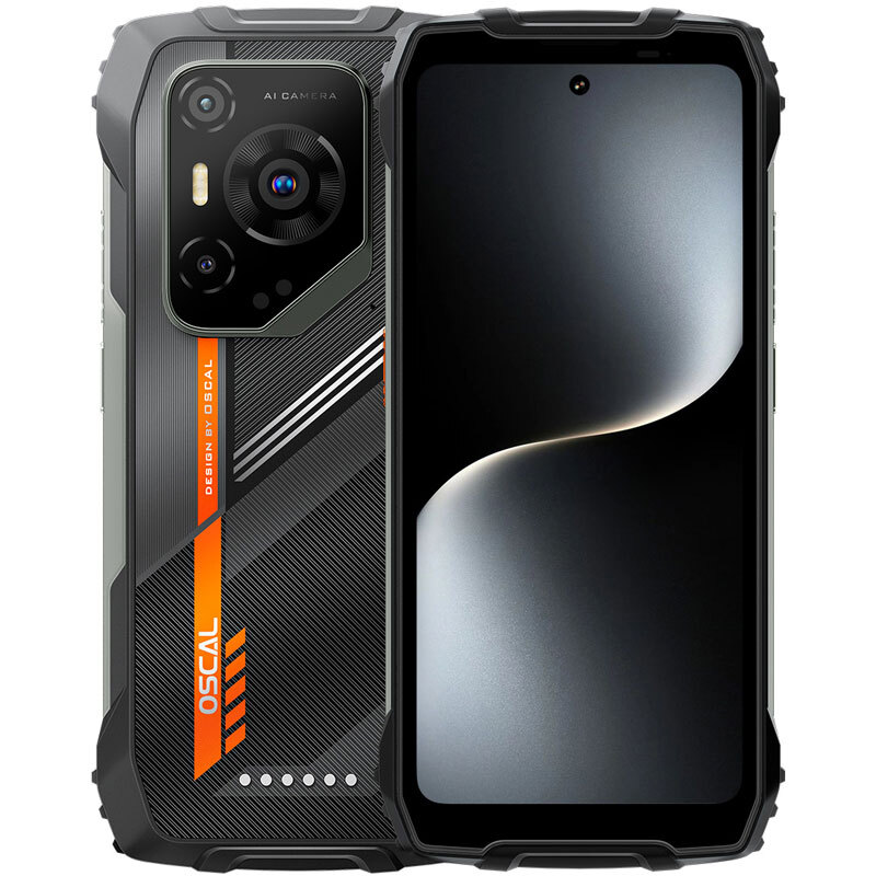 Global OSCAL PILOT 3 5G AI Rugged Smartphone Android 15 Mobile Waterproof 50MP