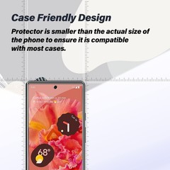 4 in 1 Google Pixel 6 Screen Protector,Front Tempered Glass,Side-Back Film