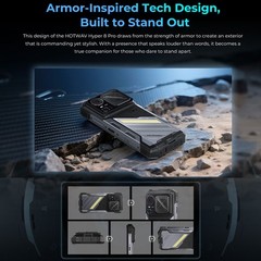 6.8″ 5G HOTWAV Hyper 8 Pro Android 15 AI Rugged Phone Waterproof 120Hz 12000mAh