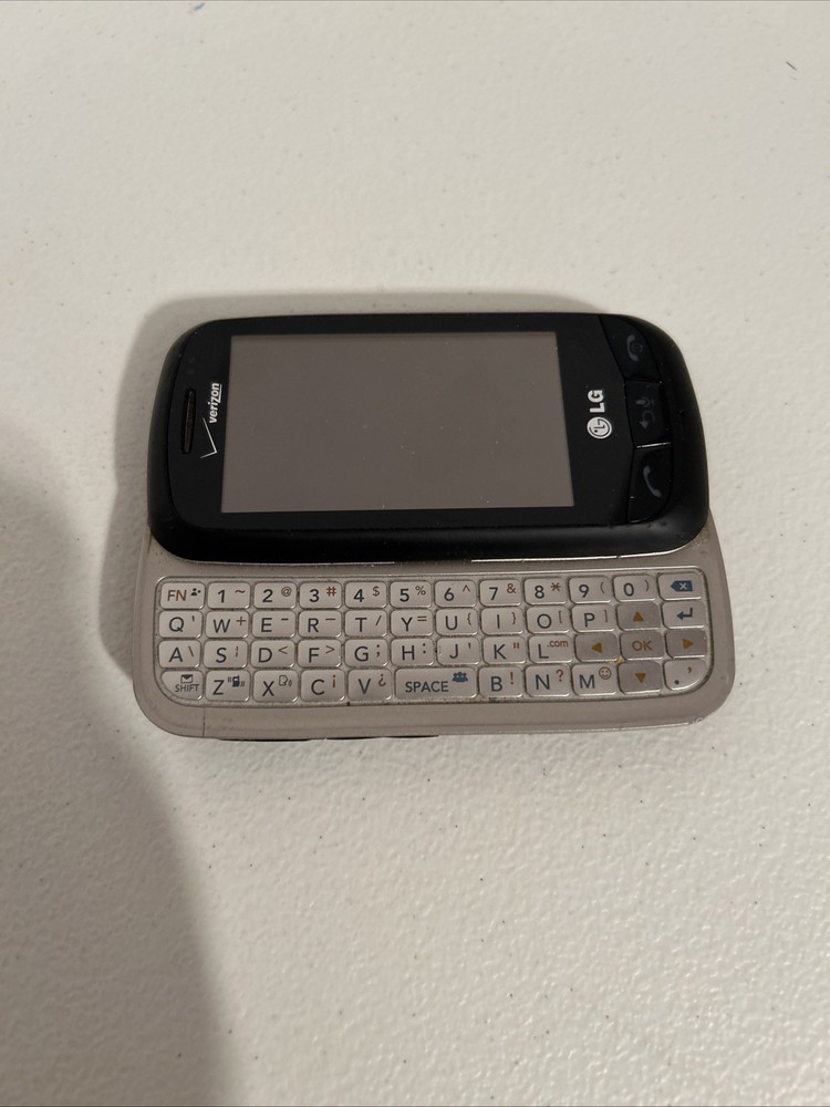 LG Cosmos VN250 – Black ( Verizon ) Cellular Slider Phone – Works Tested