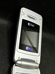 LG AX275 – Silver and Black ( Alltel ) Very Rare Cellular Flip Phone
