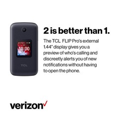 ALCATEL TCL FLIP Pro 4056 8GB Verizon GSM 🔓 Unlocked 4G LTE (Slate Gray)